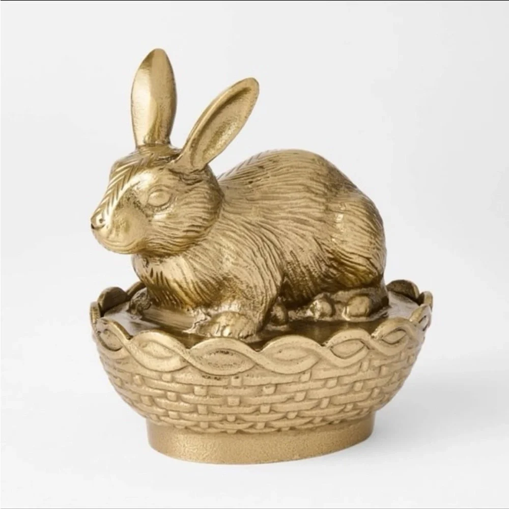 Studio McGee Cast Metal Bunny Candy Dish - Threshold
